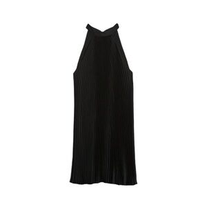 Black Pleated Dress